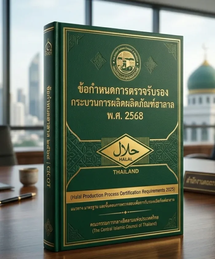 ข้อกำหนดการตรวจรับรองกระบวนการผลิตผลิตภัณฑ์ฮาลาล พ.ศ.2568
