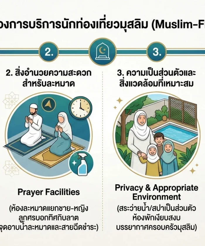 กลยุทธ์การบริการเพื่อมัดใจตลาดนักท่องเที่ยวมุสลิม