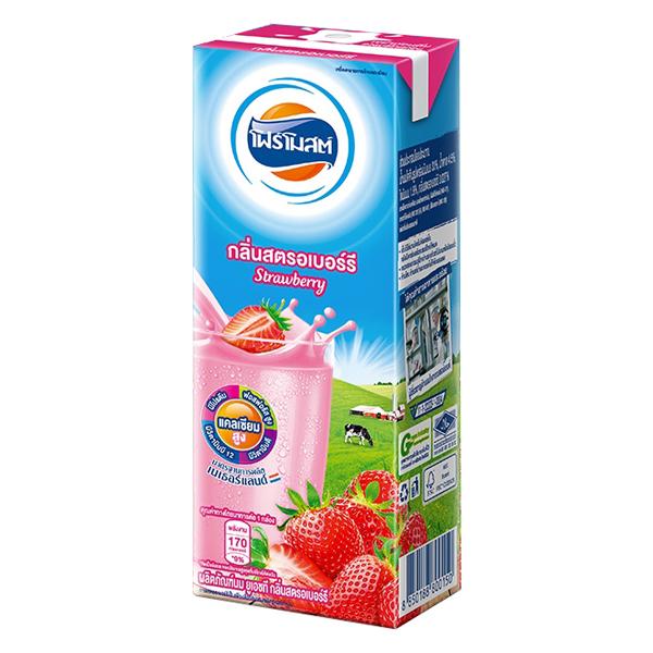 UHT Strawberry Flavoured Milk Product