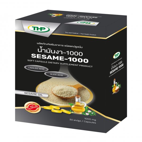 Soft Capsule Sesame oil -1000 Dietary supplement product