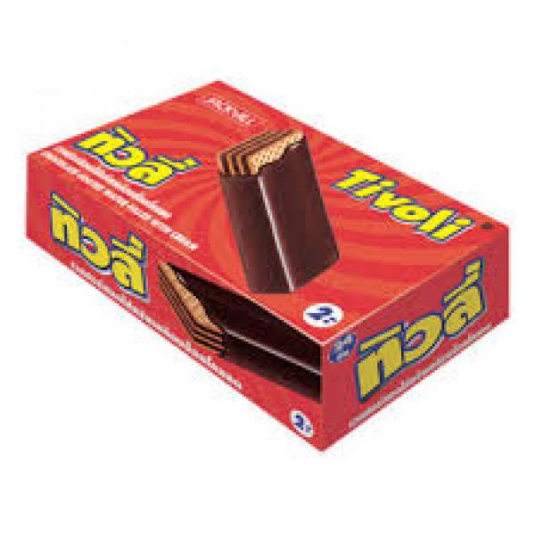 Chocolate Coated Wafer Filled with Chocolate Cream