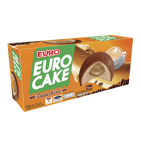 Euro Brand Puff Cake And Cappuccino Cream
