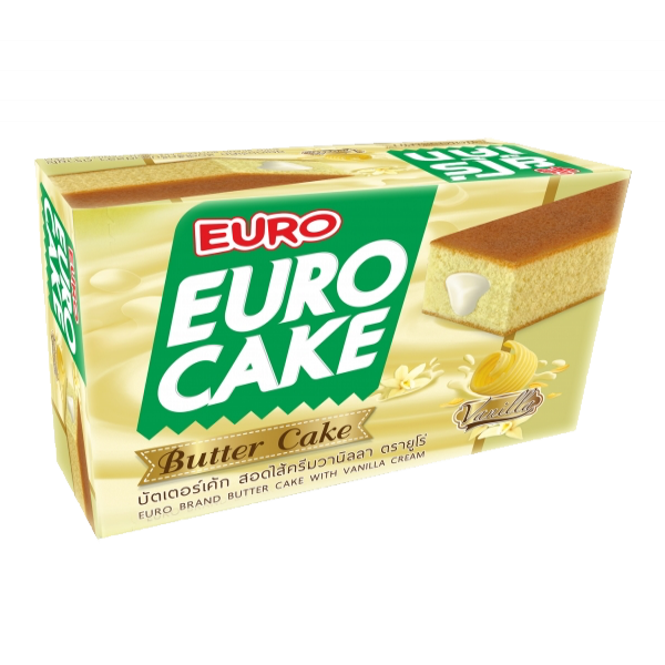 Euro Brand Butter Cake With Vanilla Cream