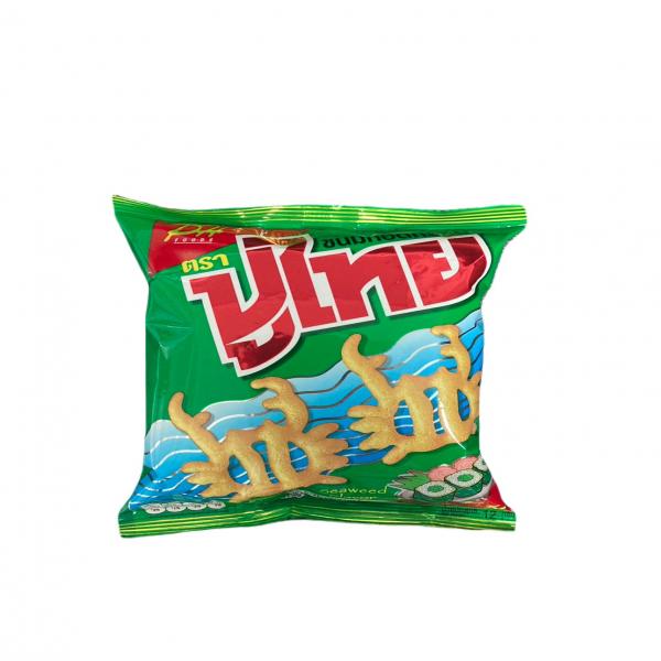 CRISPY SNACK NORI SEAWEED FLAVOR PU THAI BRAND