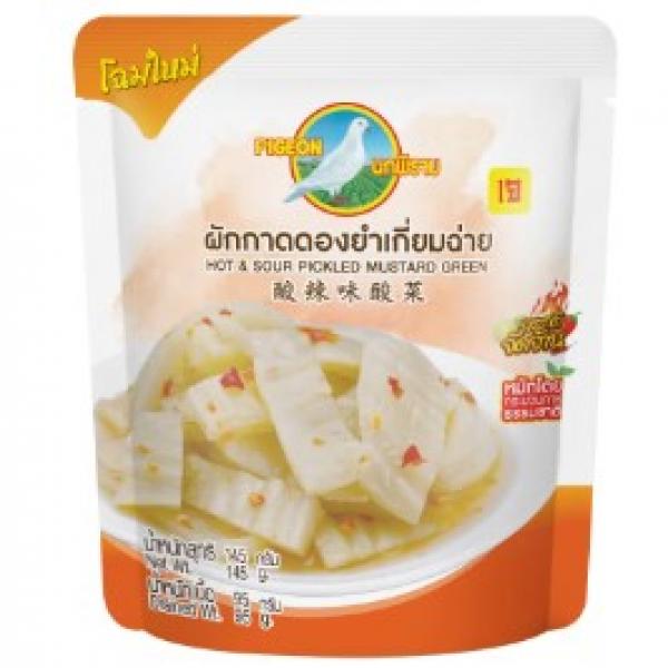 Hot & Sour  Pickled Mustard Green (In Pouch)