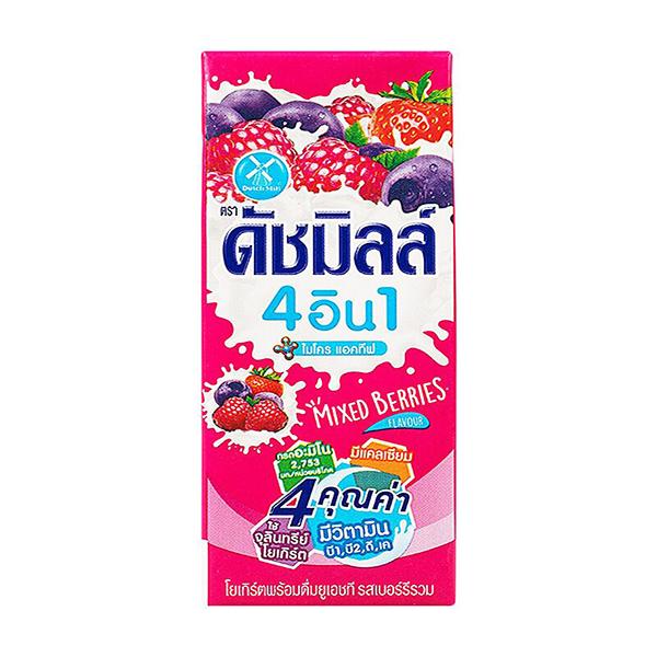 โยเกิร์ตพร้อมดื่ม ยูเอชที รสเบอร์รีรวม