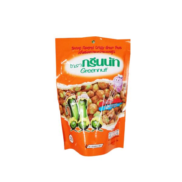ถั่วลันเตาอบกรอบรสกุ้ง