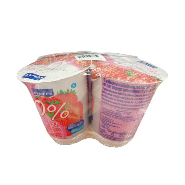 FAT FREE YOGURT WITH STRAWBERRY