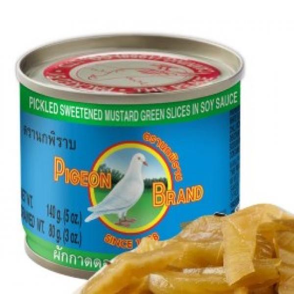 Green Mustard Pickled Mustard Sweetened
