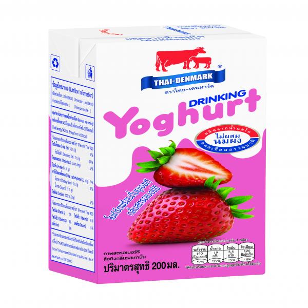 UHT Dinking Yoghurt Strawberry Flavoured
