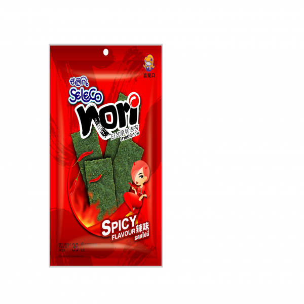Crispy Seaweed Spicy Flavour (3.2g, 28g, 36g, 40g)