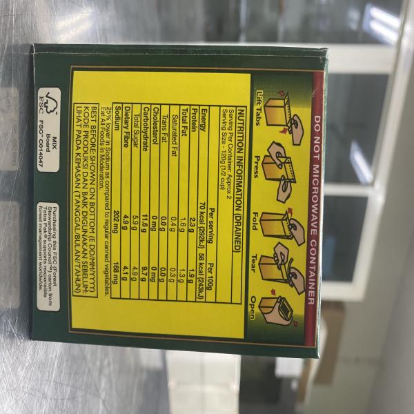 Recarted Whole Kernel Corn in Brine