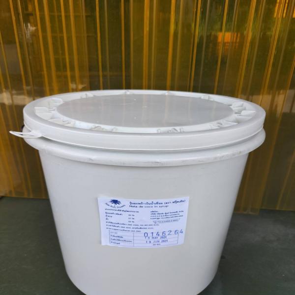 Nata de coco in syrup/Coconut gel in syrup