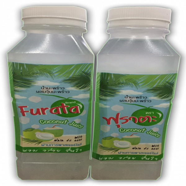 น้ำมะพร้าวผสมวุ้นมะพร้าว