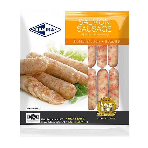 FROZEN SALMON SAUSAGE