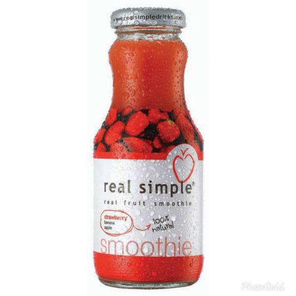 100% Strawberry, Banana and Apple Smoothie Drink