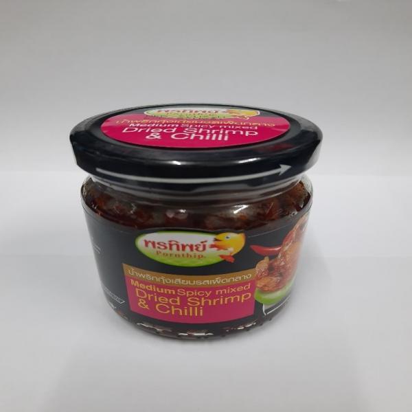 MEDIUM SPICY MIXED DRIED SHRIMP AND CHILLI