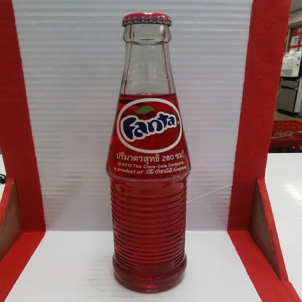 Fanta Strawberry in Returned Glass Bottle