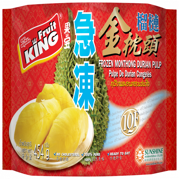 Frozen Monthong Durian pulp