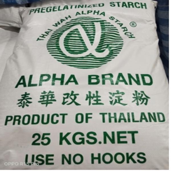 Alpha Tapioca Starch or Pregelatinized Tapioca Starch