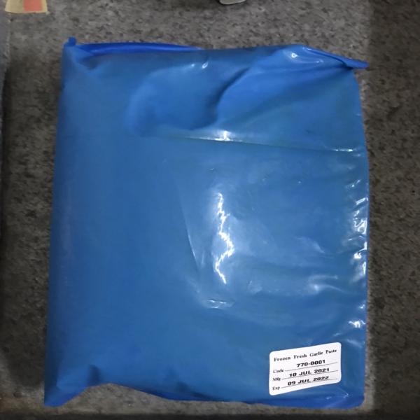 กระเทียมสดบดละเอียดแช่แข็ง