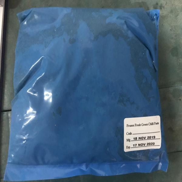 พริกเขียวสดบดละเอียดแช่แข็ง