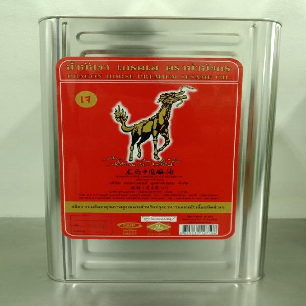 DRAGON HORSE BRAND NATURAL SESAME OIL WITH REFINED SOYBEAN OIL 80:20