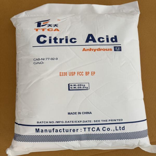 CITRIC ACID ANHYDROUS - CHINA