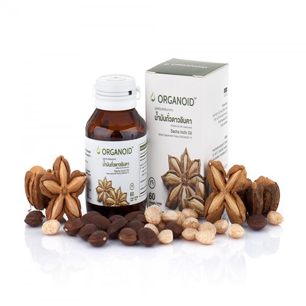 Sacha Inchi Oil Dietary Supplement Product 60 Softgels/Bottle