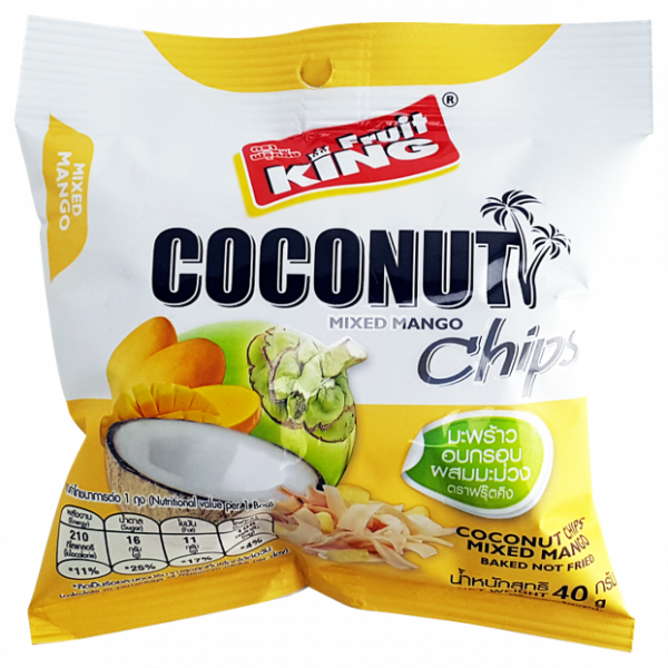 Coconut Chips mixed Mango (Foil roll)