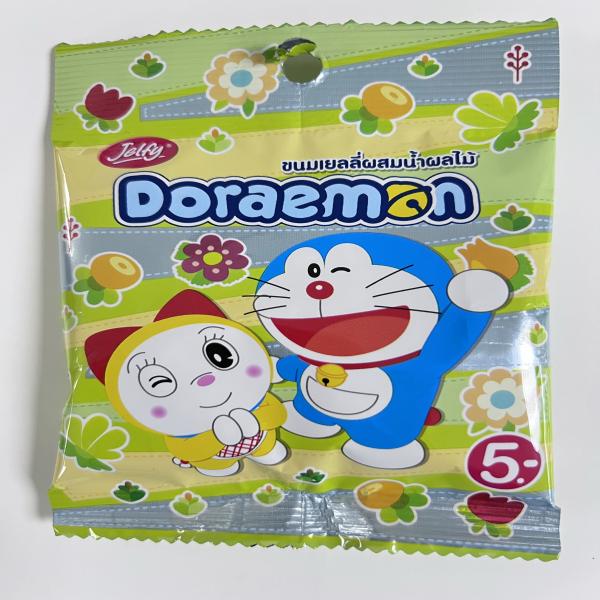 เจลฟี่ โดราเอมอน 15 กรัม (ขนมเยลลี่เจลาตินผสมน้ำสับปะรด 10% กลิ่นมะม่วง และสับปะรด) แบบที่ 2