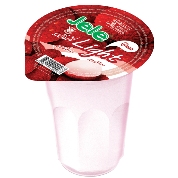 Jelly Carrageenan Mixed Konyakku and 15% Lychee Juice,Lychee Flavour