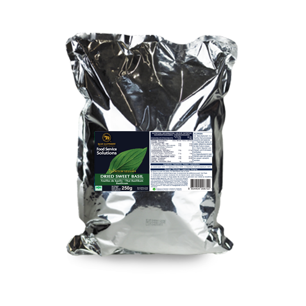 Dried Sweet basil  leaves 250g.
