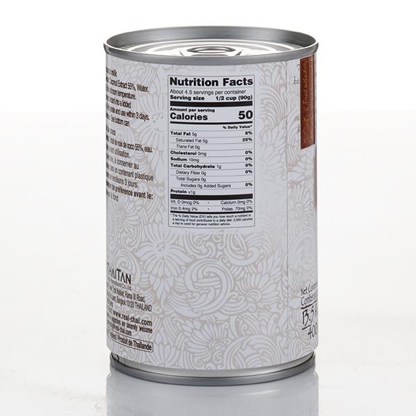 CANNED COCONUT MILK LITE, LAIT DE COCO LITE