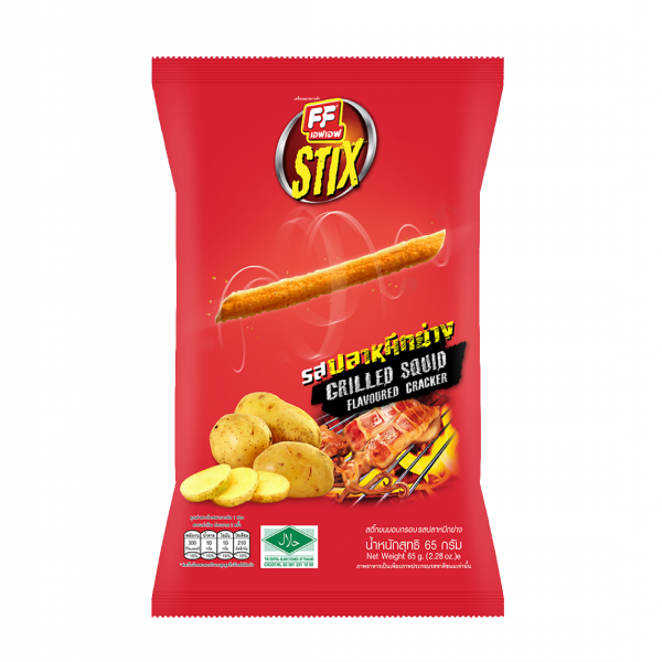 Stix Grilled Squid Flavoured Cracker