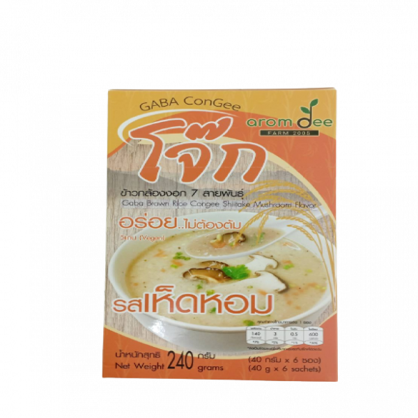 Gaba Brown Rice Congee Shiitake Mushroom Flavor