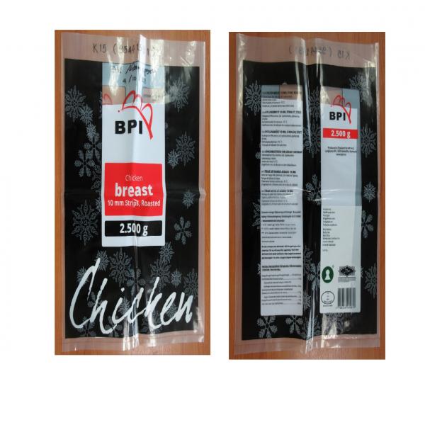 K000000015 : ROASTED CHICKEN BREAST STRIPS 10 MM. DEEPFROZEN