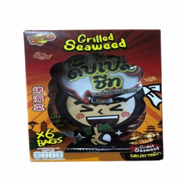 สาหร่ายดับเบิ้ลชีท รสปลาหมึก