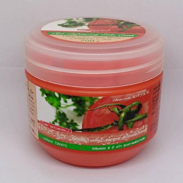 CAREBEAU SPA LIGHTENING SALT SCRUB TOMATO