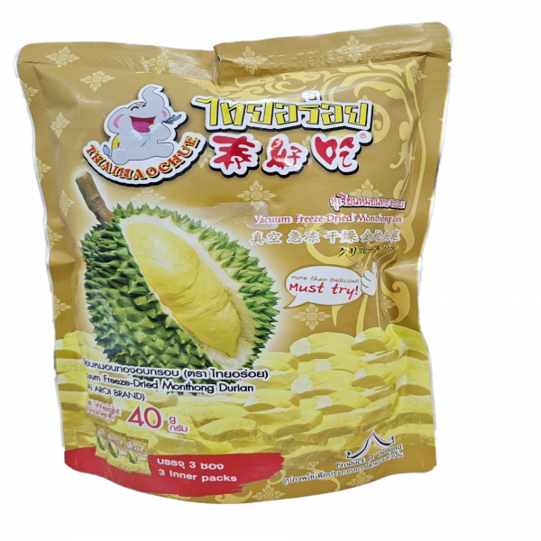 Vacuum Freeze-Dried Monthong Durian (THAI AROI BRAND)