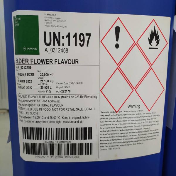 A0312458 ELDER FLOWER FLAVOUR - V.MANE FILS / FRANCE