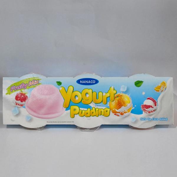 พุดดิ้ง กลิ่นโยเกิร์ตผลไม้ (สตรอเบอร์รี่, ส้ม, ลิ้นจี่)
