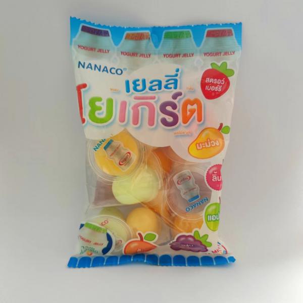 YOGURT FRUITY MIXED FLAVOUR JELLY (APPLE, GRAPE, LYCHEE, MANGO, ORANGE, STRAWBERRY)