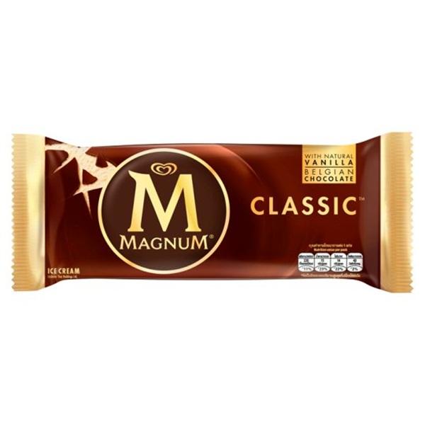 VANILLA FLAVOURED ICE CREAM COATED WITH *CHOCOLATE CONFECTIONERY
