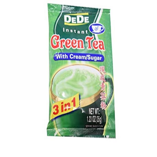 INSTANT GREEN TEA WITH CREAM/SUGAR 3 IN 1