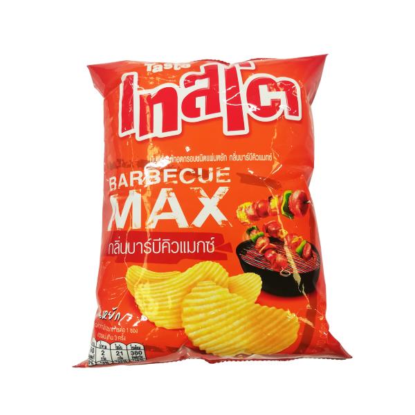 Barbecue Max Flavored Potato Chips Ridge Cut