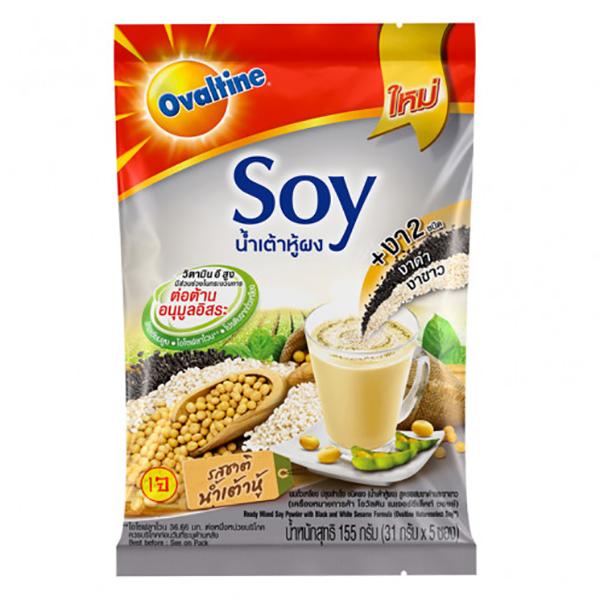 Ready Mixed Soy Powder with Black & White Sesame Less Sugar Formula 