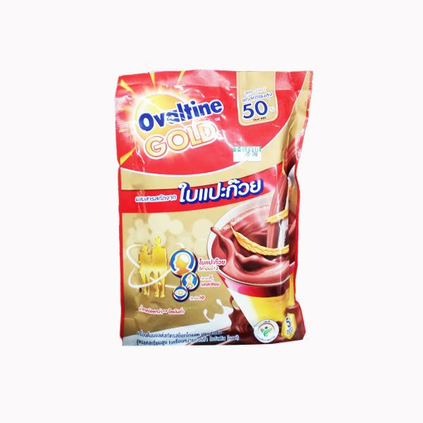 เครื่องดื่มมอลต์สกัดรสช็อกโกแลต ปรุงสำเร็จ สูตรแคลเซียมสูง เครื่องหมายการค้า โอวัลติน โกลด์