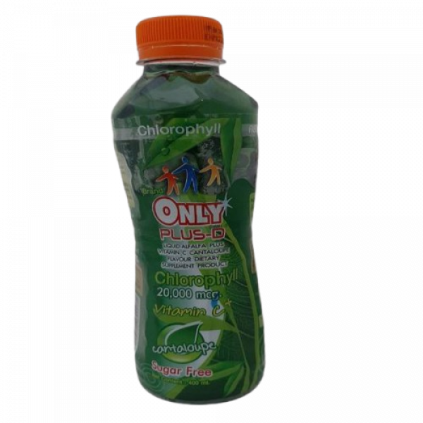 Liquid-Alfalfa Plus Vitamin C Cantaloupe Flavour Dietary Supplement Product