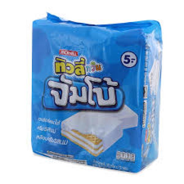 Milk Flavoured Cream Coated Wafer Filled With Milk Flavoured Cream